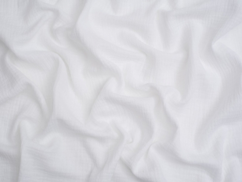 Minerva Core Range Cotton Double Gauze Fabric Winter White