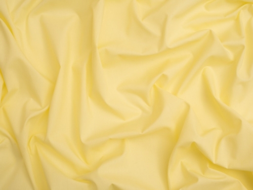 Minerva Core Range Plain Polycotton Fabric Lemon Yellow