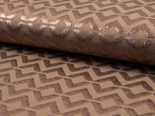 Deadstock Viscose Jersey Stretch Knit Fabric Tobacco