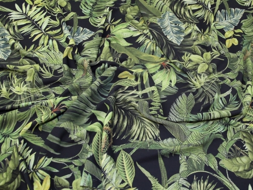 Lady McElroy Lena Crepe Fabric Green