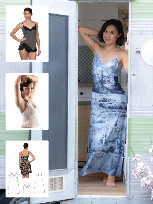Booby Traps Paper Sewing Pattern Dream Slip