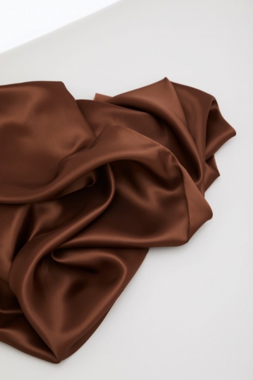 Mind The MAKER Viscose Twill Lining Fabric Chestnut