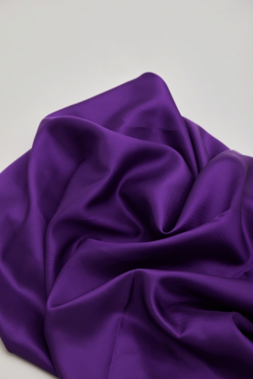 Mind The MAKER Viscose Plain Lining Fabric Plum