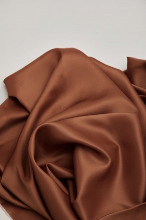 Mind The MAKER Viscose Plain Lining Fabric Sienna