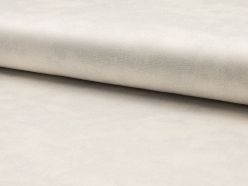 Deadstock Foil Stretch Woven Faux Suede Fabric Cream
