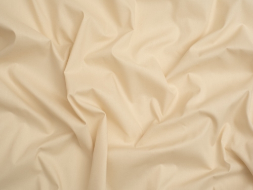 Minerva Core Range Plain Polycotton Fabric Beige