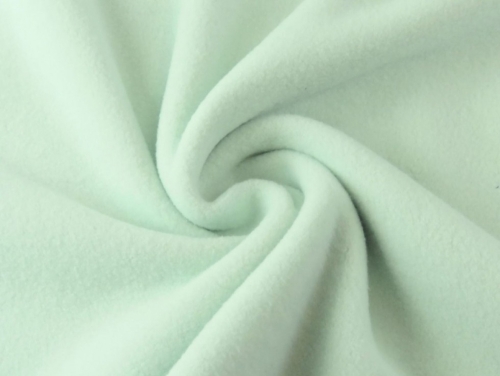 Cotton Fleece Fabric Light Mint