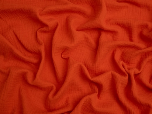 Minerva Core Range Cotton Double Gauze Fabric Rust