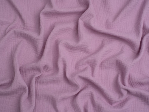 Minerva Core Range Cotton Double Gauze Fabric Pastel Purple