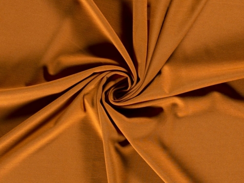 Minerva Core Range Viscose Interlock Jersey Stretch Knit Fabric Ochre