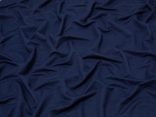 Minerva Core Range Rayon Nylon Jersey Stretch Knit Fabric Navy Blue