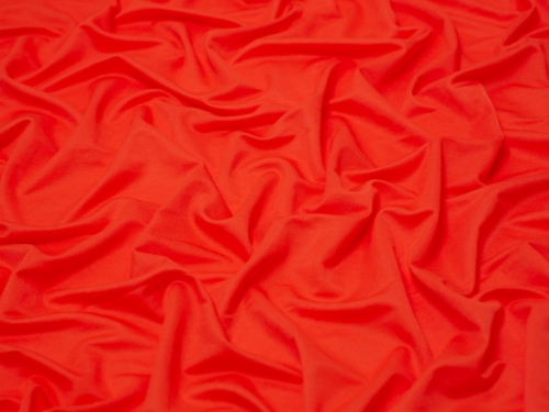 Minerva Core Range Rayon Nylon Jersey Stretch Knit Fabric Orange