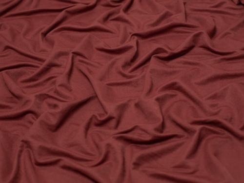 Minerva Core Range Rayon Nylon Jersey Stretch Knit Fabric Maroon