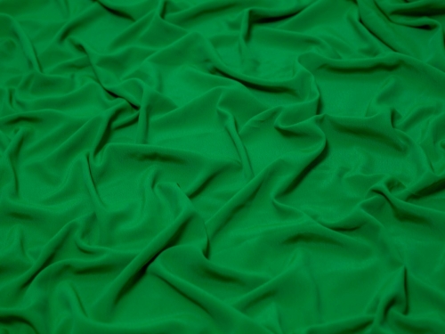 Minerva Core Range Polyester Morrocaine Crepe Fabric Emerald Green