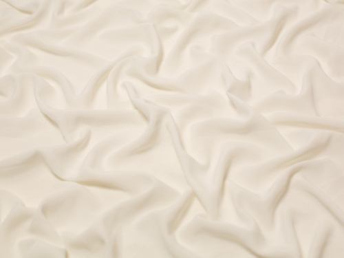 Minerva Core Range Polyester Morrocaine Crepe Fabric Ivory