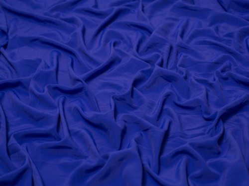 Minerva Core Range Polyester Morrocaine Crepe Fabric Royal Blue