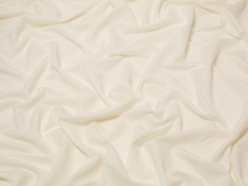 Minerva Core Range Rayon Nylon Jersey Stretch Knit Fabric Ivory