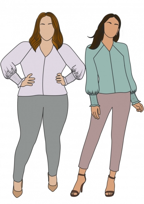 SIZE me Paper Sewing Pattern Florence Blouse