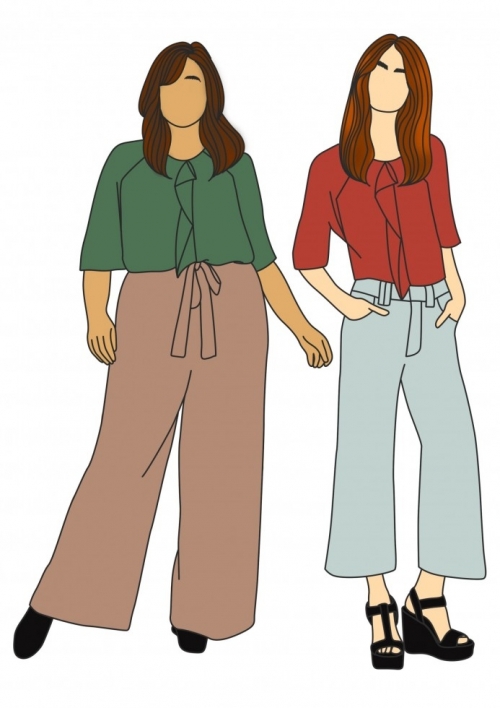 SIZE me Paper Sewing Pattern Vienne Blouse