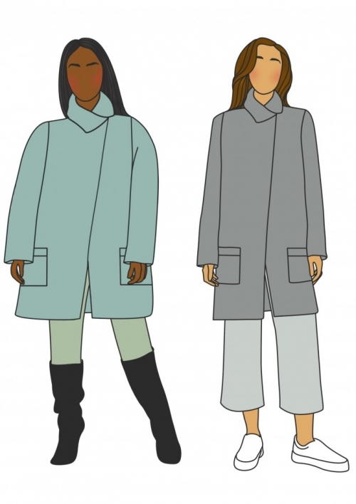SIZE me Paper Sewing Pattern Vienne Coat