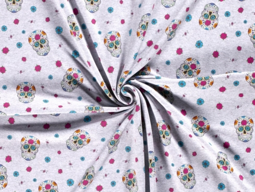 Loop Back French Terry Stretch Knit Fabric Grey