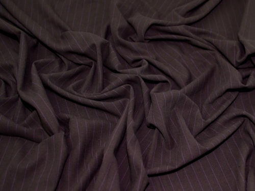 Stretch Woven Suiting Fabric Aubergene