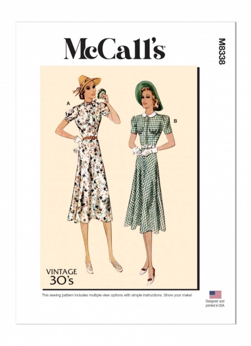 McCalls Paper Sewing Pattern 8338