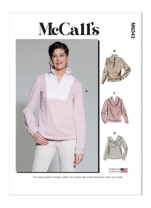McCalls Paper Sewing Pattern 8343