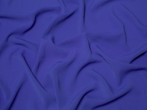 Minerva Core Range Pebble Textured Stretch Woven Crepe Fabric Royal Blue