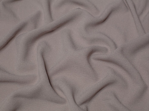 Deadstock Textured Stretch Woven Crepe Fabric Grey