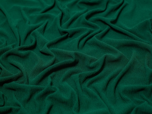Minerva Core Range Tree Bark Textured Stretch Woven Crepe Fabric Bottle Green