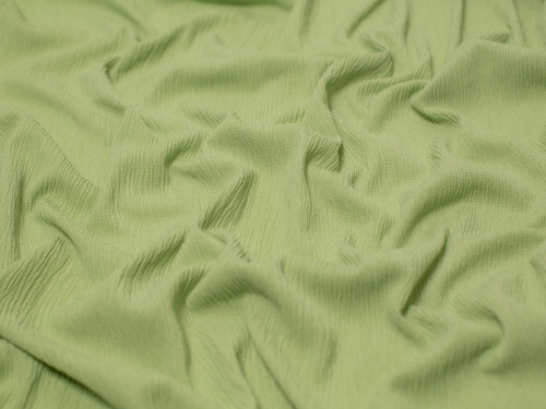 Minerva Core Range Tree Bark Textured Stretch Woven Crepe Fabric Mint Green