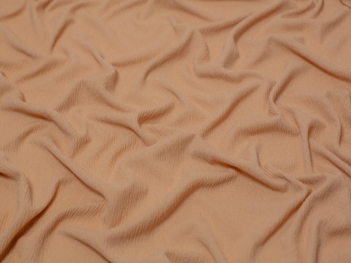 Minerva Core Range Tree Bark Textured Stretch Woven Crepe Fabric Stone