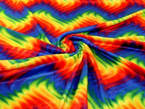 Plush Cuddle Fleece Fabric Multicoloured