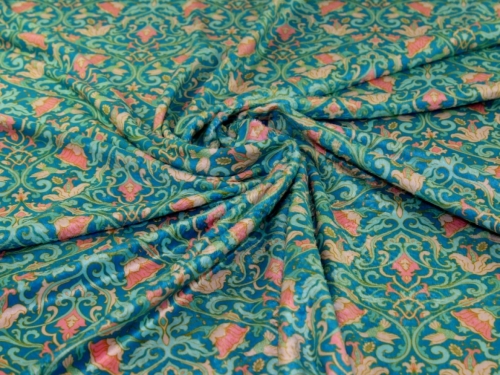 Plush Cuddle Fleece Fabric Turquoise Green
