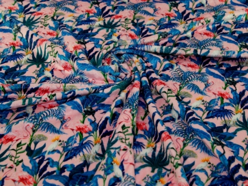 Plush Cuddle Fleece Fabric Pink