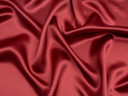 Luxury Viscose Satin Fabric Dark Red