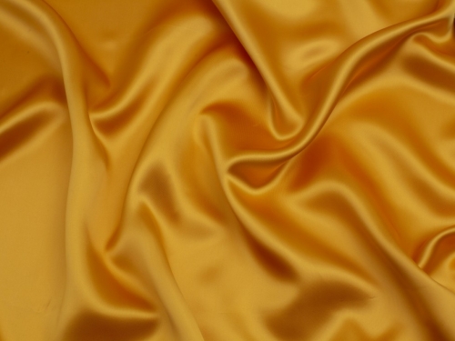 Luxury Viscose Satin Fabric Mustard