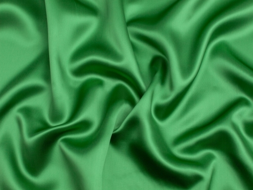 Luxury Viscose Satin Fabric Emerald Green