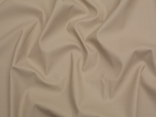 Minerva Core Range Aligator Faux Leather Fabric Putty