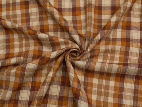 Minerva Core Range Polyester Viscose Suiting Fabric Caramac