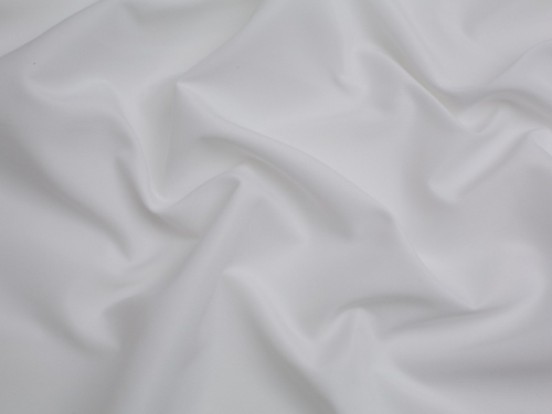Water Resistant Polyester Suiting Fabric White