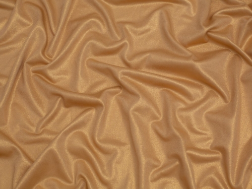 Minerva Core Range Lurex Sparkle ITY Silky Stretch Knit Fabric Wheat & Gold
