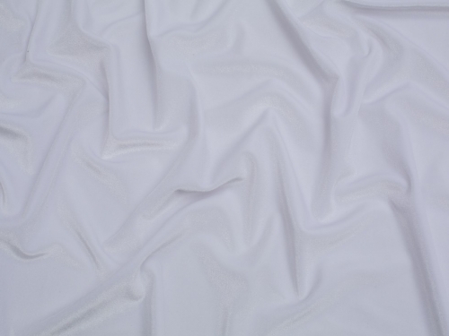 Minerva Core Range Panne Velvet Stretch Knit Fabric White