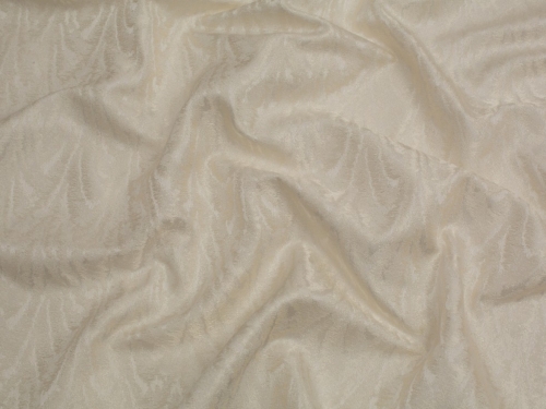 Minerva Core Range Henley Woven Jacquard Fabric Ivory