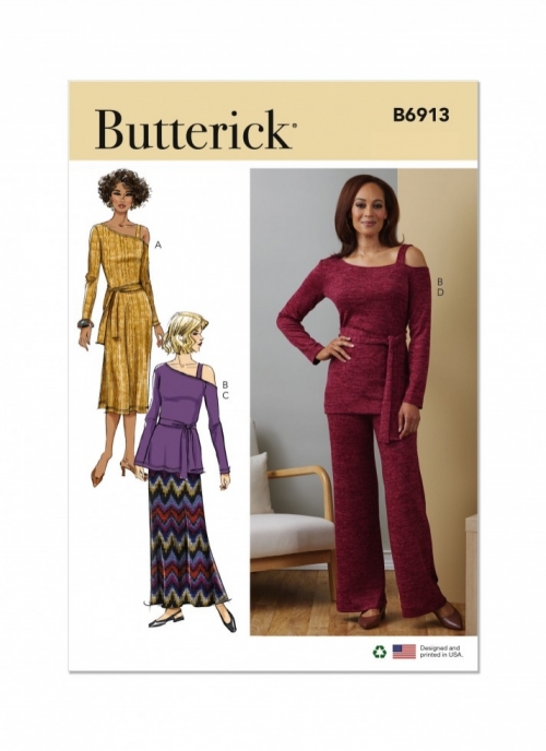 Butterick Paper Sewing Pattern 6913