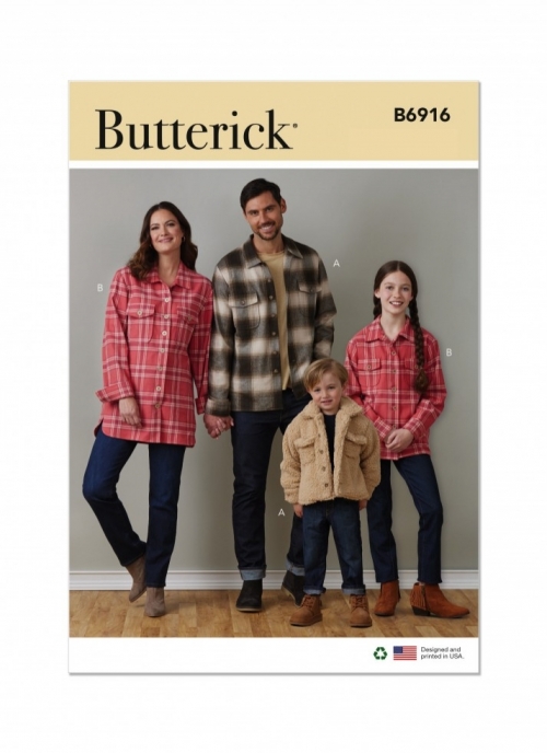 Butterick Paper Sewing Pattern 6916
