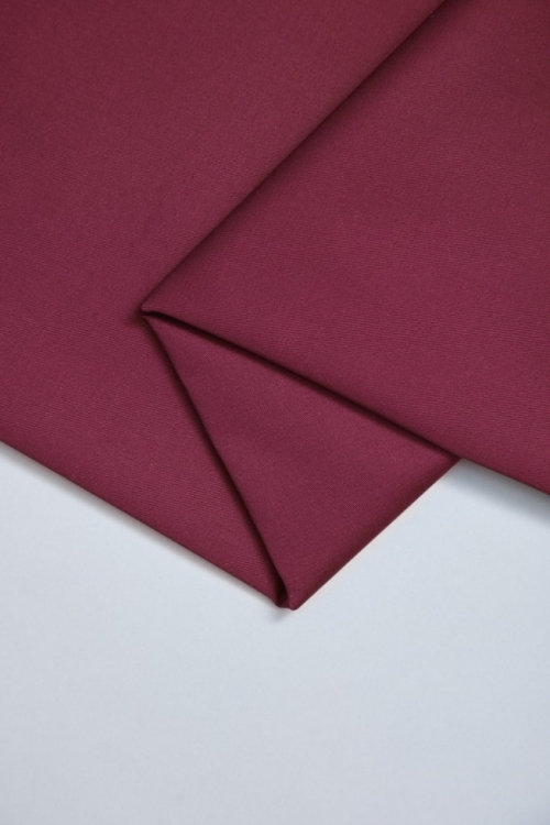 Mind The MAKER Organic Stretch Woven Cotton Twill Fabric Fuchsia