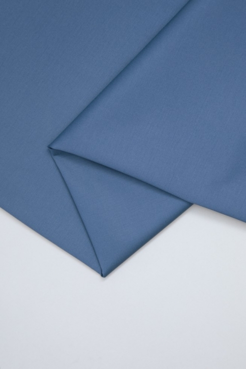 Mind The MAKER Organic Stretch Woven Cotton Twill Fabric Thunder