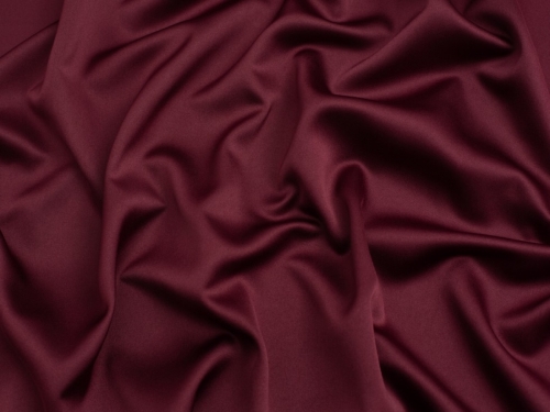 Minerva Core Range Royal Micro Satin Fabric Burgundy